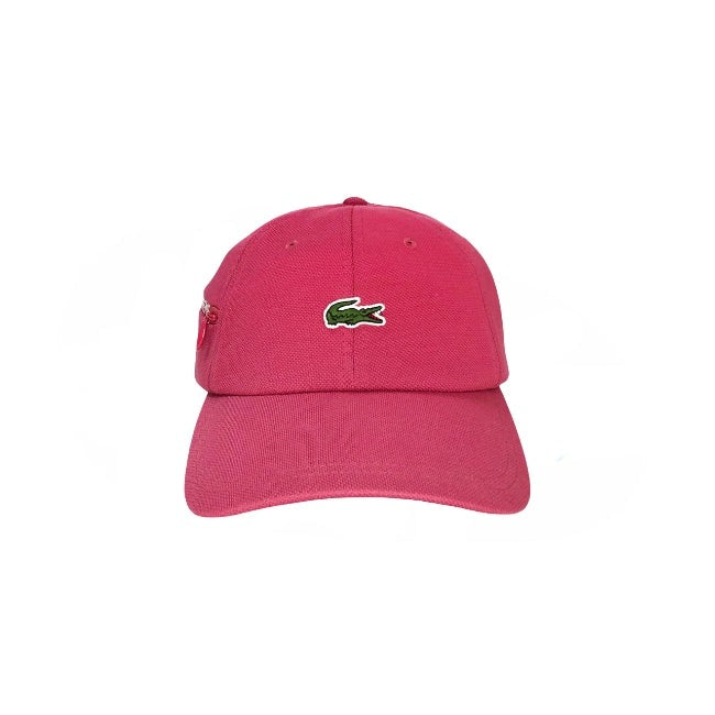 Supreme 6-Panel Hat LACOSTE Pique Pink