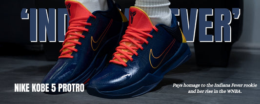 Kobe 5 Protro “Indiana Fever” Pays Homage to Caitlin Clark’s Rise in the WNBA