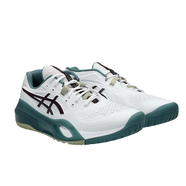 Asics Gel-Resolution X White Dark Aubergine