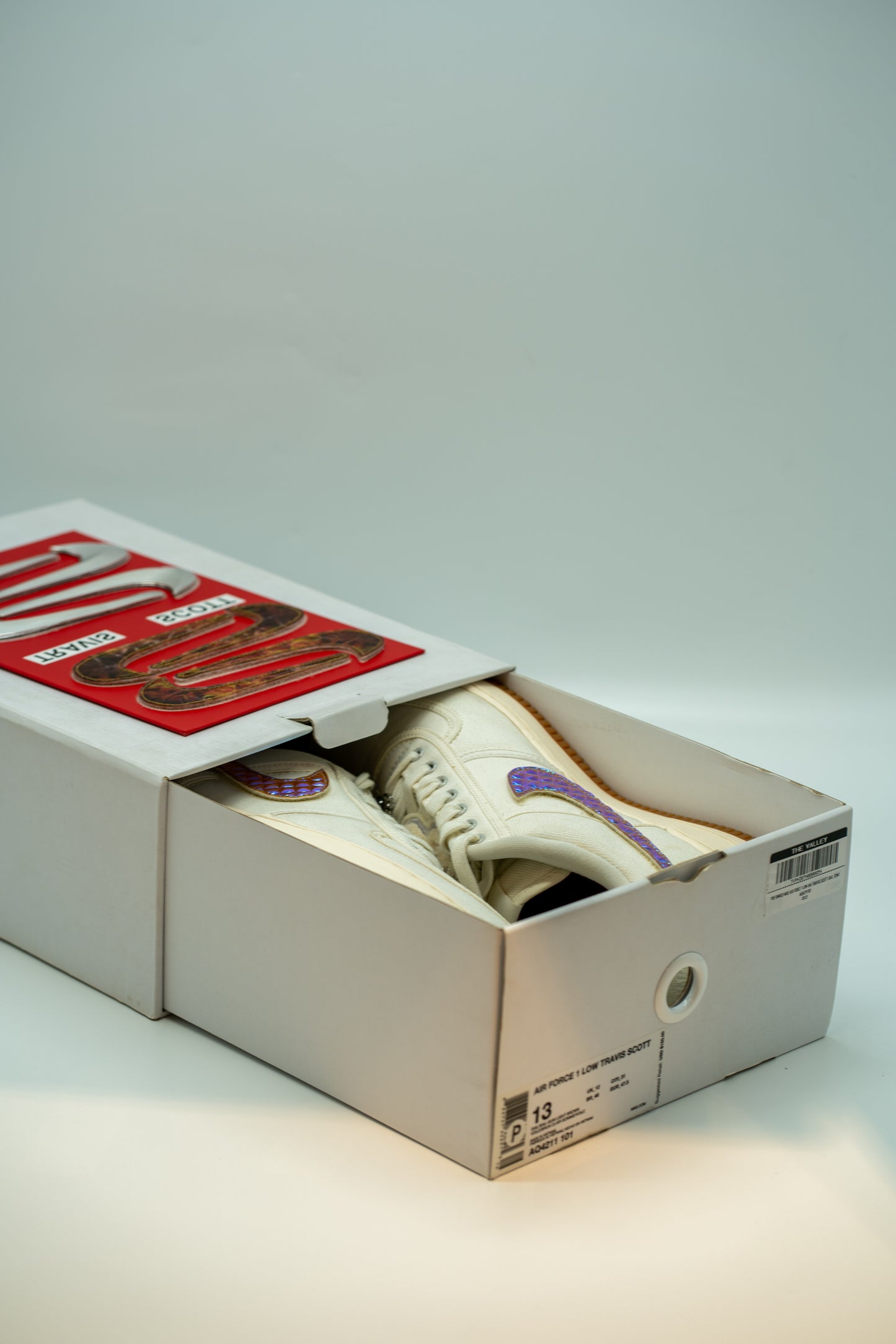 Pre-Owned Nike Air Force 1 Low (M) Travis Scott Sail