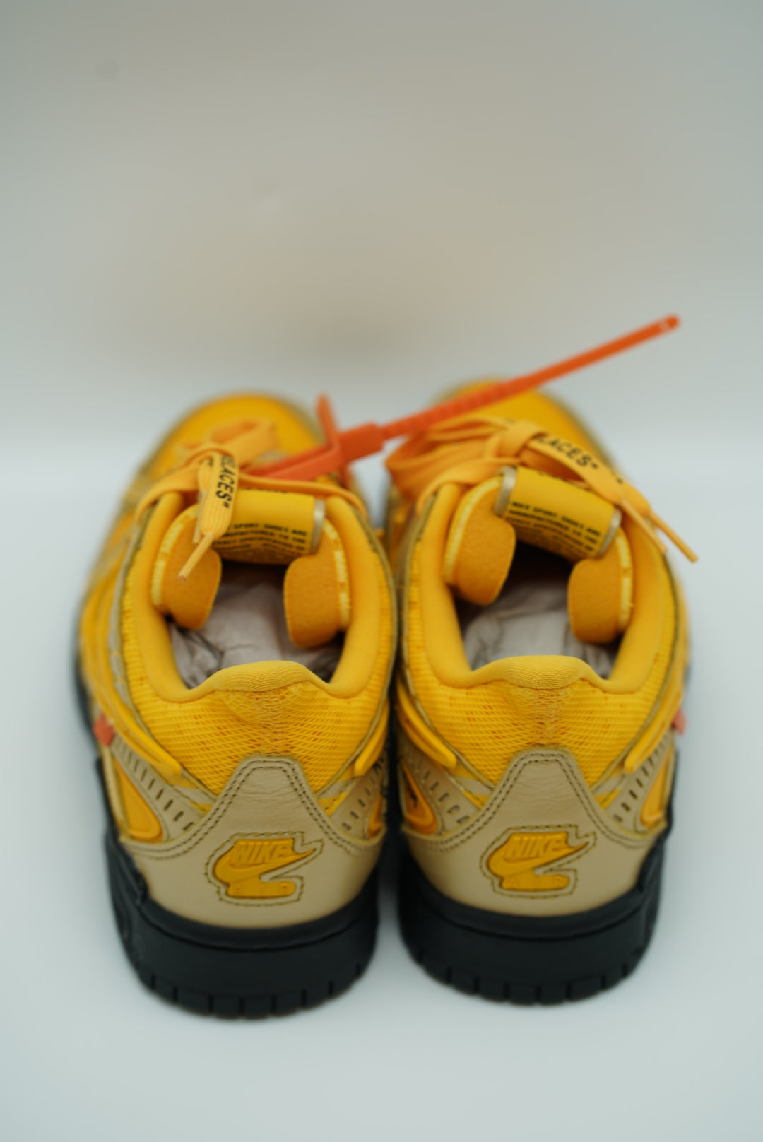 Nike air rubber dunk low off-white university gold | The Valley Store Philippines