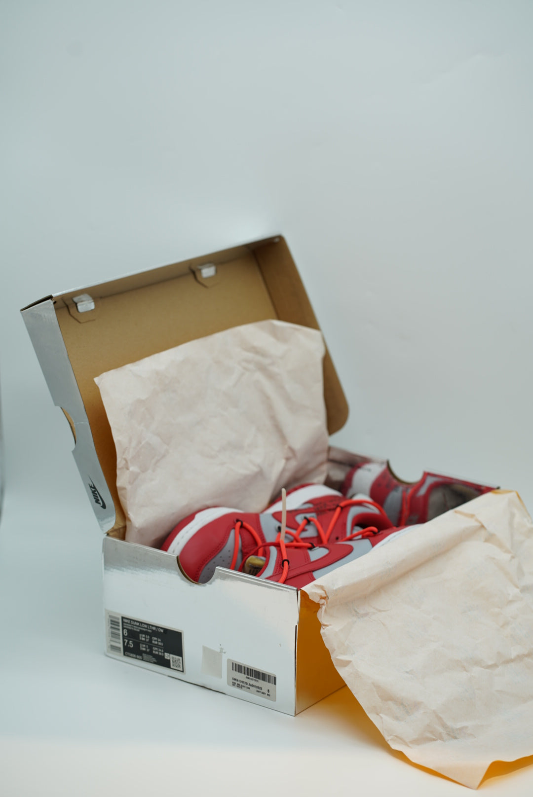 Nike dunk low off-white university red | The Valley Store Philippines