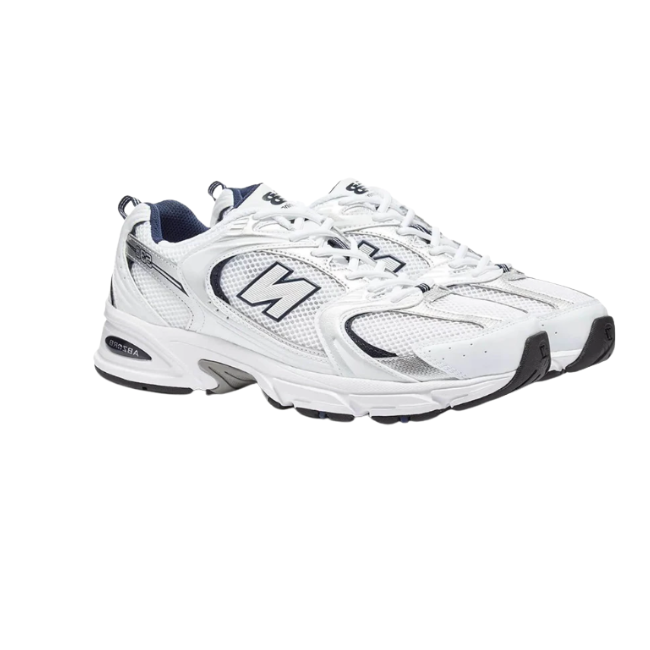 New Balance 530 White Silver Navy