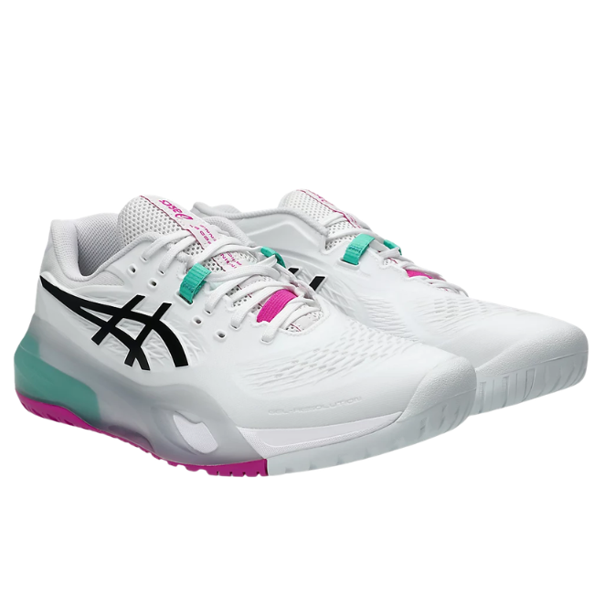 Asics Gel-Resolution X White Aurora Green