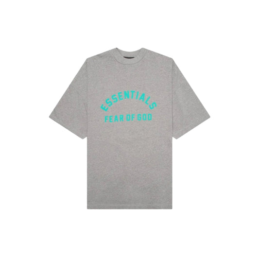 Fear of God Essentials Heavy Jersey Crewneck Tee Dark Heather Oatmeal (FW23)