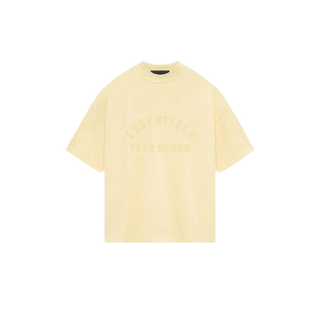 Fear of God Essentials Heavy Jersey Crewneck Tee Garden Yellow (FW23)