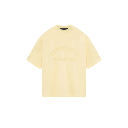 Fear of God Essentials Heavy Jersey Crewneck Tee Garden Yellow (FW23)