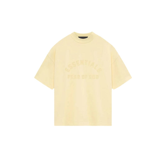Fear of God Essentials Heavy Jersey Crewneck Tee Garden Yellow (FW23)