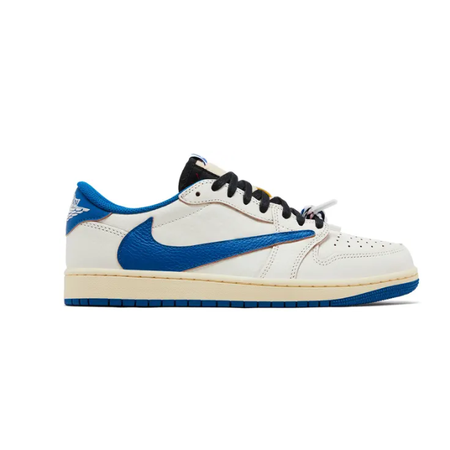 Jordan 1 Low Retro (M) Fragments x Travis Scott Sail Military Blue (Pre-order)
