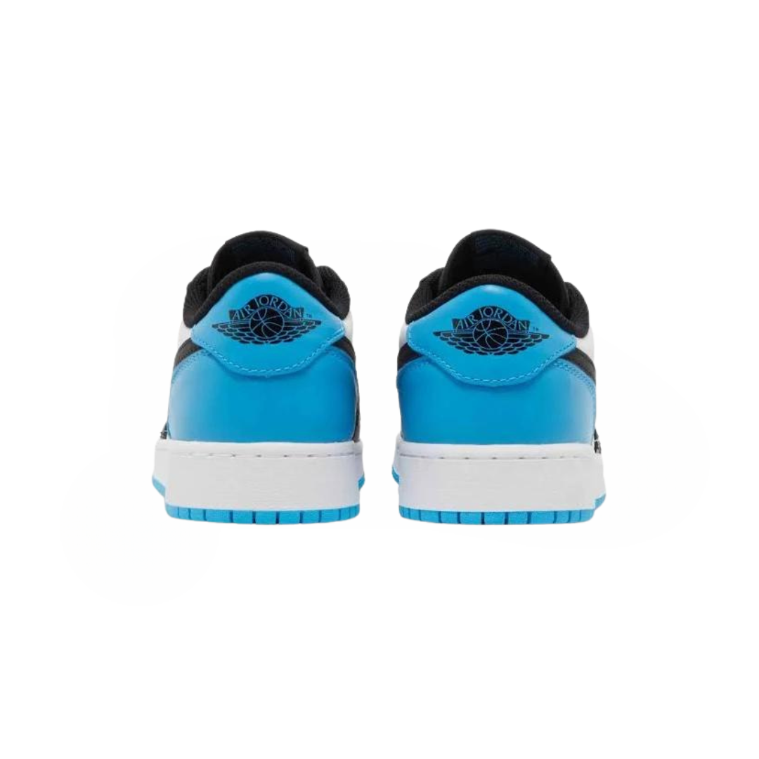 Jordan 1 low og black dark powder blue | The Valley Store PH
