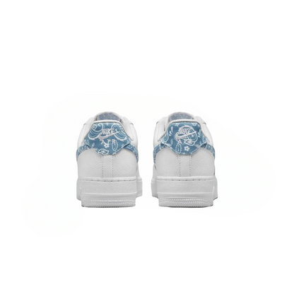 Nike air force 1 low 07 white worn blue paisley | The Valley Store PH