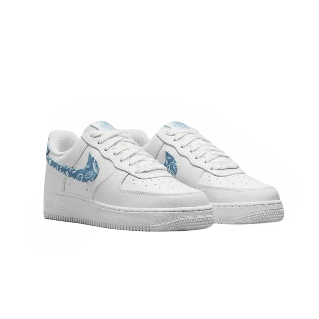 Nike air force 1 low 07 white worn blue paisley | The Valley Store PH