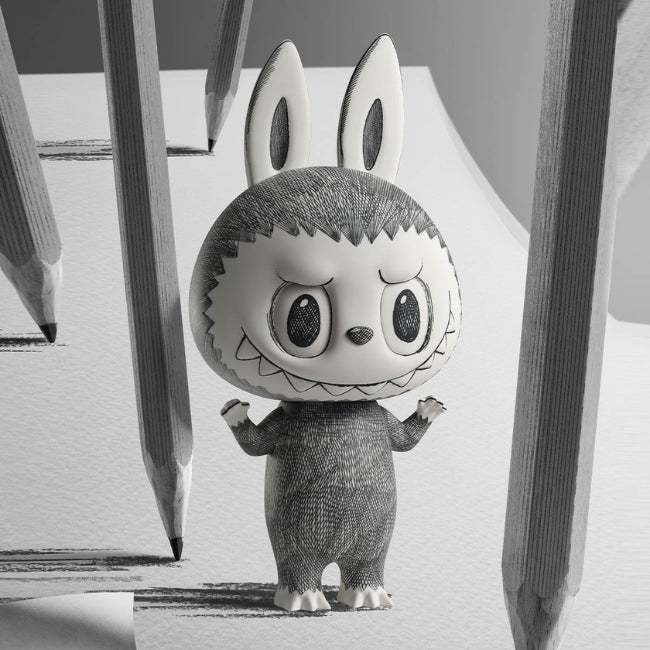 Pop Mart Mega 400% Labubu Sketch