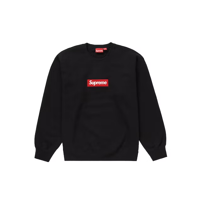 Supreme crewneck box logo fw22 black | The Valley Store PH