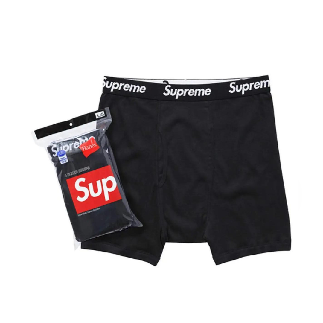 Supreme hanes boxer briefs black | The Valley Store PH
