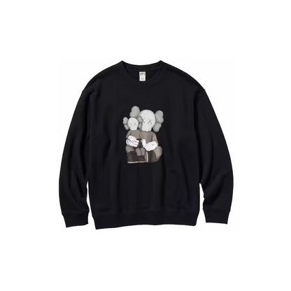 uniqlo x kaws sweatshirt graphic black | The Valley Store PH
