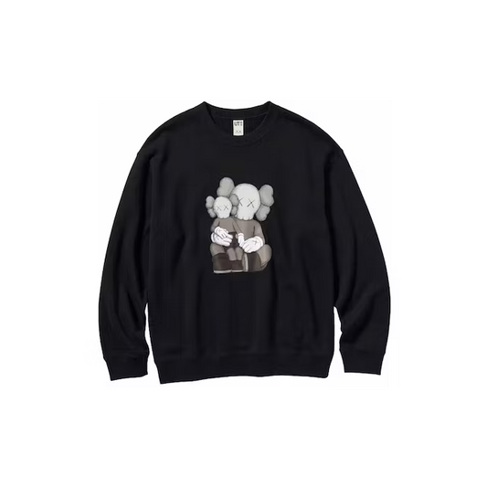 uniqlo x kaws sweatshirt graphic black | The Valley Store PH
