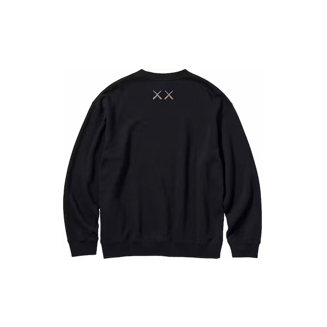 uniqlo x kaws sweatshirt graphic black | The Valley Store PH