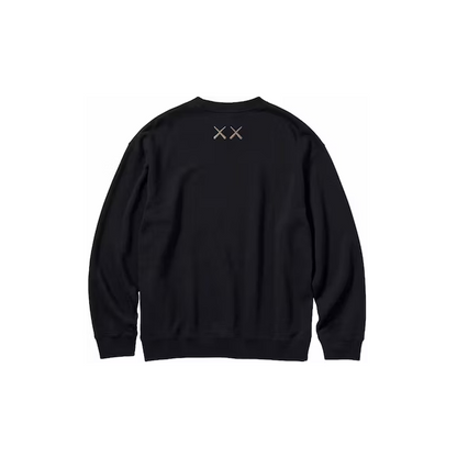 uniqlo x kaws sweatshirt graphic black | The Valley Store PH